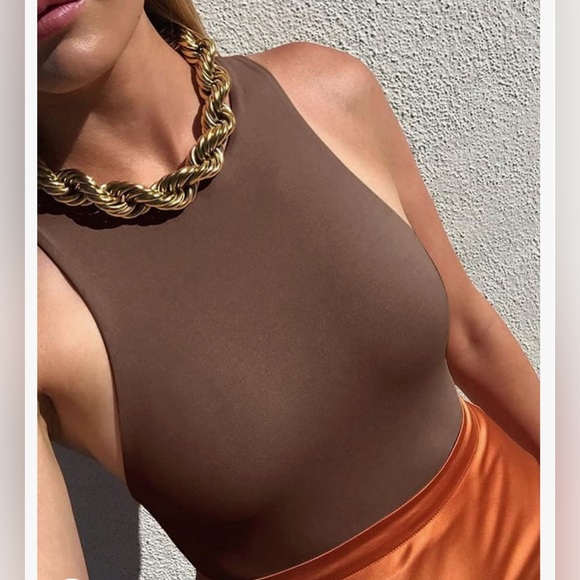 Brown bodysuit - Picture 3 of 3